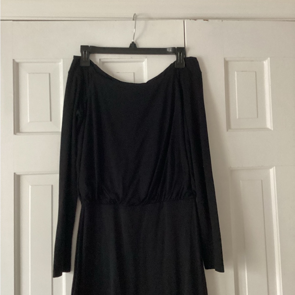 Susana Monaco Black Long Sleeve  Mini Dress